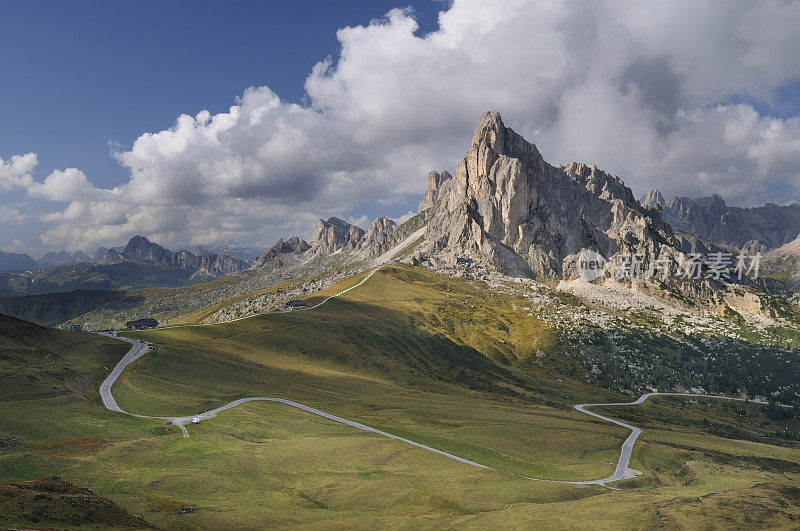 Giau Pass (Dolomites -意大利)